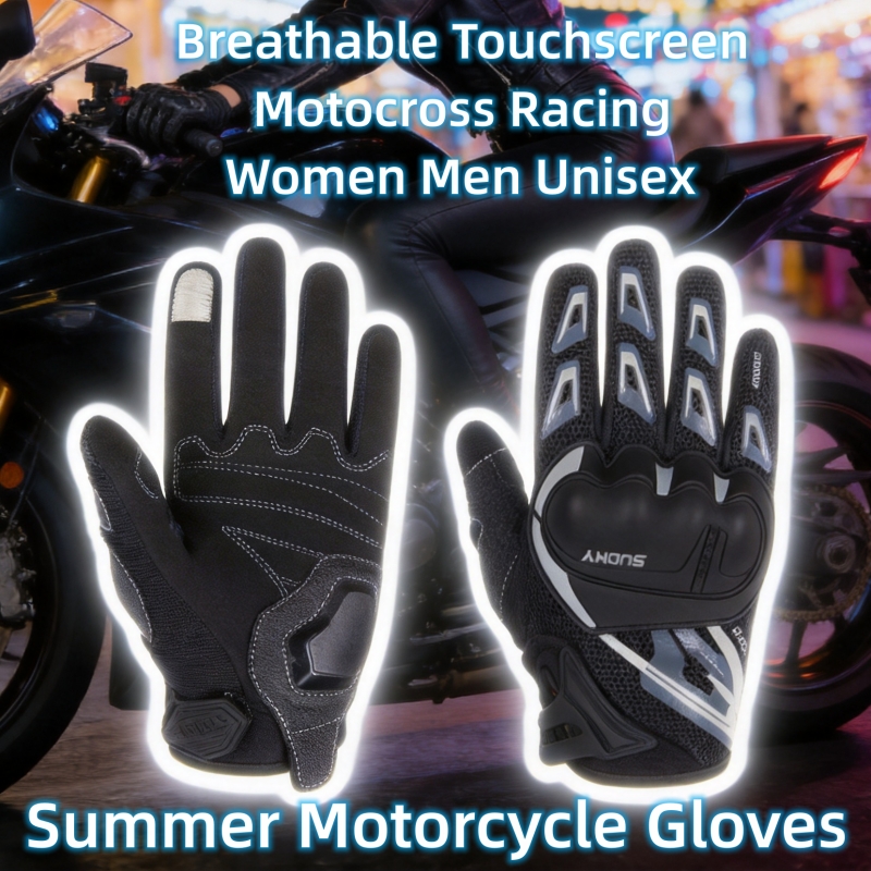 Xxl Motorcycle Gear - SUOMY Yazlık Motosiklet Eldivenleri Tam Parmak