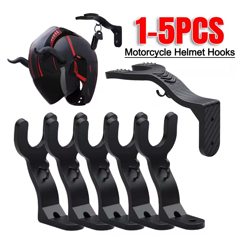 1-5 adet motosiklet kask kanca - Motorcycle Gear Wall Mount incelemesi ve fiyatı